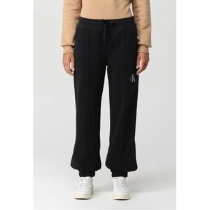 Calvin Klein Jeans Women's Black Logo Sweatpants Joggers Pants Size 2XL NWT